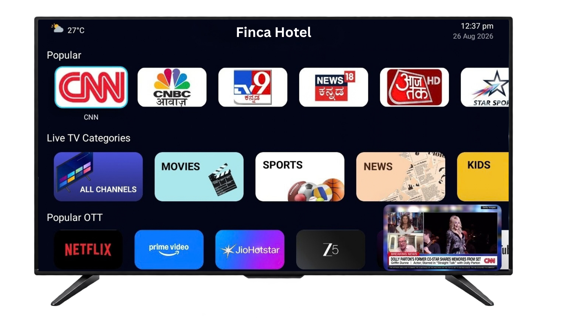 Live TV, IP TV & OTT Streaming
